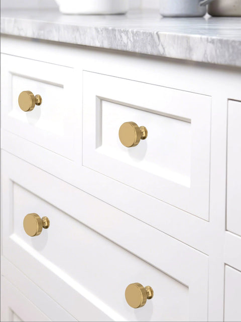 Champagne Bronze Cabinet Knobs 10 Pack Size 1-1/5 Inch 30mm Classic Kitchen Drawer Pulls For Cabinets And Drawers Zinc Alloy Hardware