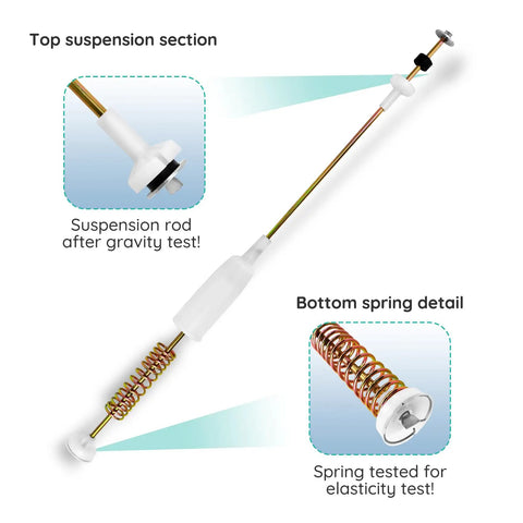 Suspension Rod Upgrade Kit For Front Load Washer Models WT1101VW WT4870CW WT1201CV/W WT5101HV/W WT1101CW WT5001CW With AJK72909308 Upgrade