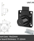 Desks And Mailboxes Cabinet Lock With Two Keys Cam Lock 22mm Dope Durable Furniture Hardware For Home Office Secure Storage Detail