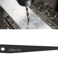 Pro Grade Drift Key For Taper Drill Chucks And Center Key, DIN317 Zero Taper Shank, Chuck Sleeve Adaptor, black finish visible
