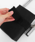 Close-up of Garden Kneeler Seat With Thick Foam Padding And Wearable Knee Support, lightweight frame, hand adjusting strap.