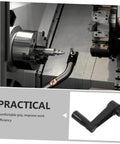 Woodworking Handle Nylon Crank Accessory Easy Install for Smooth Operation and High Efficiency Durable Wear Resistant Round Hole Design for Precise Adjustments and Quick Setup for Fast Tool Changes in workshop.