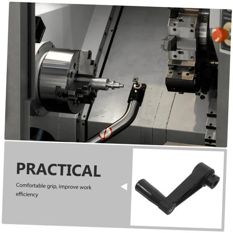 Woodworking Handle Nylon Crank Accessory Easy Install for Smooth Operation and High Efficiency Durable Wear Resistant Round Hole Design for Precise Adjustments and Quick Setup for Fast Tool Changes in workshop.