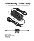 12V 5A CCTV Camera Power Supply With 8 Way Splitter Cable For Lorex Samsung Q See Night Owl Swann Annke And More Home Security DVR Systems