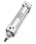 Front view of Heavy Duty Pneumatic Air Cylinder SC Series 32x125 Double Acting, 1-1/4 Inch Bore And 4.92 Inch Stroke, aluminum alloy body