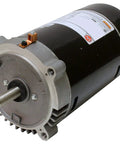 Beefed Up One And A Half HP Pool Pump Motor With 3450 RPM 56J Frame 115 Or 230 Volt Dual Voltage CCW Rotation C Face Mount Round Body