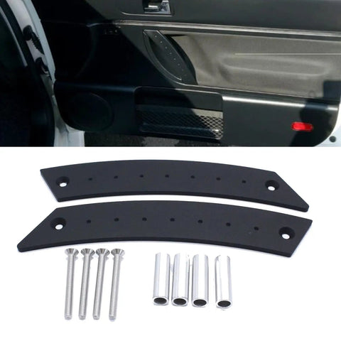 Door Panel Pull Handle Set For Beetle 1998 2010 Black Aircraft Grade Aluminum Two Handles With Four Screws Replacement Interior Door Handle Kit Premium Direct Fit Easy Install