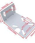 Sturdy Metal Water Filter Housing Mounting Bracket For 10 Inch And 20 Inch Filters White Finish Durable Metal Bracket