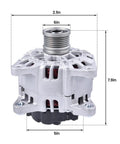 120 Amp Alternator For Nissan Rogue Sport 2L 2017 To 2022 Plug And Play Direct Fit Replacement Part TG12C167 288601 21072N 21072