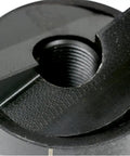 Close-up of Beefy Slug Splitting Conduit Punch Die for 2 Inch Knockout Driver, showing threading and split design.