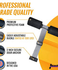 Portable Nordic Hamstring Curl Strap For Home Or Travel 5 Second Setup Strengthen Hamstrings Glutes Abs And Core Foam Padding