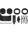 Head Up Wheel Upgrade Kit For 1x10 Off Road RC Cars With Wheelie Bar And Rubber Tire Skins Durable Plastic Columns And Stainless Steel Shaft