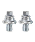 Battery Terminal Bolts 3/8-16 Post Extender Short Stud For GM Vehicles Side Terminal Screws Durable Zinc Coated Steel Battery Cable Stud Connector Replacement 2 Pack