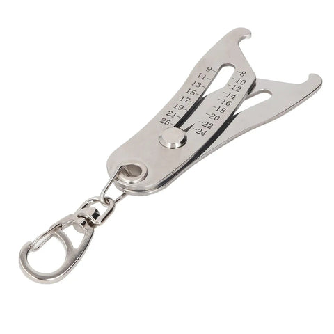 Portable Precision Thread Size Checker Made Of 201 Stainless Steel Quick Hand Gauge For Nuts And Screws Ideal For DIY Projects
