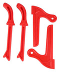4 Pack Safety Push Sticks For Table Saw And Woodworking Includes Straight Push Blocks And V Style Push Sticks Sturdy ABS
