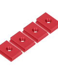 4 Pack M8 T Slot Nuts For 30 Series Aluminum Profiles With Galvanized Finish Pro Grade Easy Install For Woodworking Tables And Table Saws Red