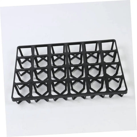 Five Pack Nursery Pot Brackets For Growing Trays Plant Holders For Flowers And Vegetables In Greenhouse And Garden Use Heat Mat Safe Plastic Rack For Easy Transport And Stable Seedling Start
