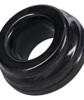 Close-up of a black rubber piston bumper for NR90AD NR90AE NR90AF, showing grooved detail and cylindrical shape to absorb impact.