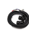 AC servo motor kit cable assembly for AASD-15A drive, front view; black coiled multi-conductor cables
