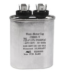 Fan Capacitor 7.5uF 5 Percent 370 To 450 VAC 50 To 60 Hz Replacement Part For Coleman RV Air Conditioners 1499 5461 Compatible