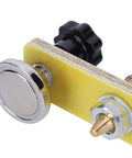 Ultimate Welding Magnetic Ground Clamp With Strong Brass Head And 0.2 Inch Insulation Board For Stable Grounding On Smooth Metal Surfaces Like A Total Pro close-up view of the clamp's magnetic base and brass head.