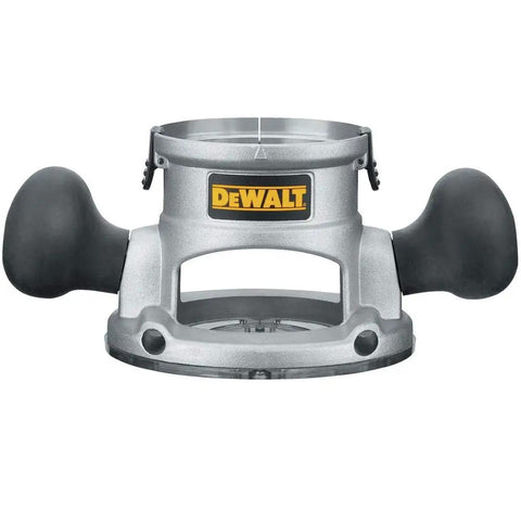 Beefy 2 1/4 Hp Plunge Router Kit With Sturdy Fixed Base And Electronic Variable Speed Control front view with ergonomic handles.