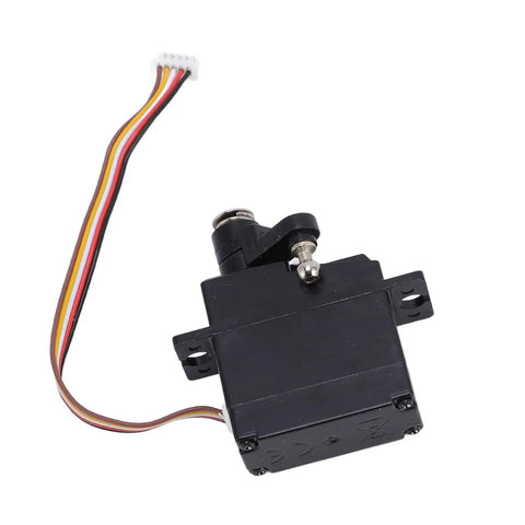 High Performance Five Wire RC Servo For One Eight Scale Remote Cars wired servo motor with black casing for steering upgrades