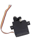 Premium Five Wire RC Servo Motor Serving Up Smooth Operator Handling And Straight Talk Precision For 1/18 Scale Rigs, close-up view.