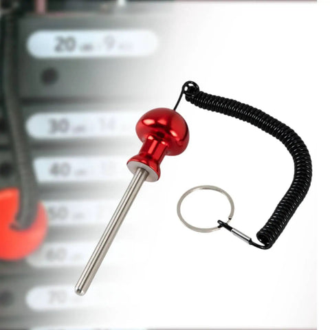 Weight Stack Pin With Lanyard For Gym And Weightlifting, Aluminum Alloy Loading Pin, Replacement Pin For Functional Training