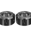Heavy Duty Er32 Um M40 Collet Clamping Nut Built Tough As Nails From 40cr Alloy Steel With Black Finish Pro Grade Cnc Lathe Accessory, two units