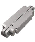 Hidden 6 Inch White Door Hinges Set Of Two With 180 Degree Swing And 3 Way Adjustable Butt Hinge Design Silent Hydraulic Soft Close No