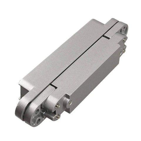 Hidden 6 Inch White Door Hinges Set Of Two With 180 Degree Swing And 3 Way Adjustable Butt Hinge Design Silent Hydraulic Soft Close No