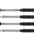 Quarter Inch Drive 90 Tooth Dual Direction Micrometer Torque Wrench 20 to 200 Inch Pounds ISO Standard Calibration Accurate Reads Pro Grade Performance shown in multiple angles