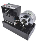 Versatile Black Electric Hydraulic Hose Crimper For 1/4 To 1 Inch Steel Wire R1 And R2 Hoses with chrome die and controls.