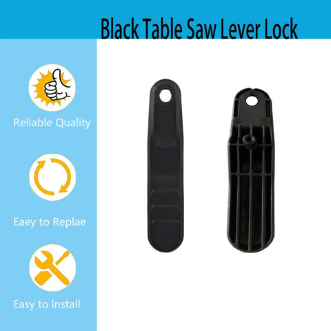 Lock It Down With These Rock Solid Replacement Table Saw Tilt Lock Levers Fitting Dewalt DWE74911 Models Two Pack Heavy Duty side view