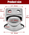 Beefy Marine Grade 316 Stainless Steel Door Stopper With Magnetic Hold Built To Last Heavy Duty Door Catch And Holder dimensions