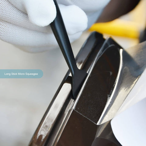 Car Window Tint Installation Kit With 9 In 1 Window Film Tools For Easy Tinting, Long Stick Micro Squeegee application