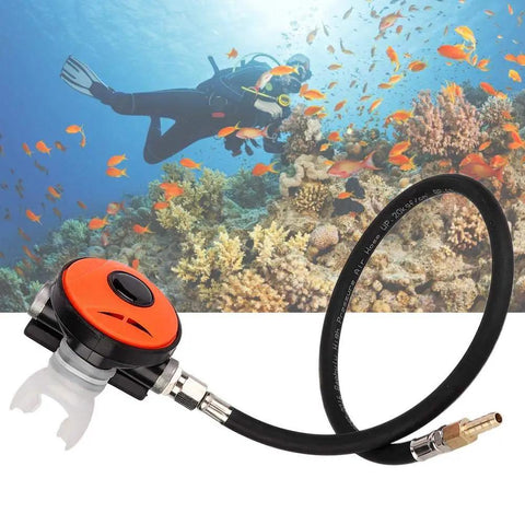 Premium Scuba Regulator Mouthpiece With 2nd Stage Dive Snorkel System Ergonomic Comfort Bite Designed Silicone Mouthpiece