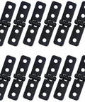 12 Pieces 180 Degree Black Wood Box Hinges For Jewelry Boxes Gift Boxes Craft Boxes And Small Cabinets 60x13mm Durable Metal Hinge Set Perfect For DIY Projects And Home Decor