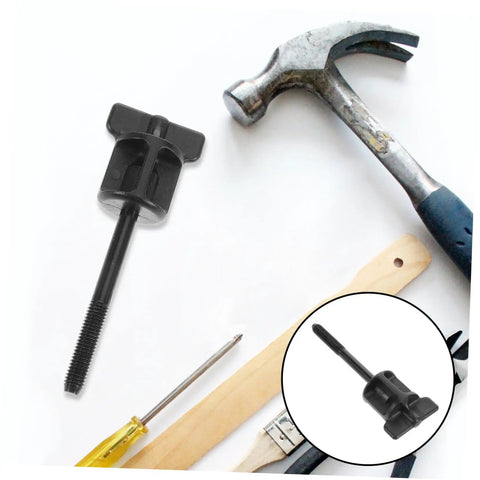 Spare Tire Hold Down Hardware With Durable Aluminum Alloy Mounting Bolt Clamp shown with tools for installation.