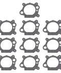 10 Pack Carburetor Gasket Kit For 795629 272653 272653S 12A800 12B800 12C800 12D800 Series Engines Durable Replacement Mower Parts For Quantum Craftsman Toro Lawn Tractors, gray fiber gaskets