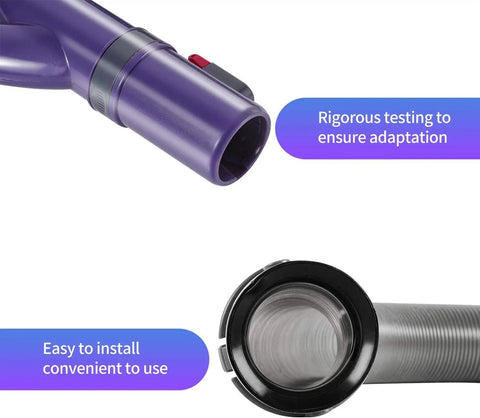 Navigator NV Series Vacuum Hose Handle Replacement NV350 NV352 NV355 NV356 NV357 NV358 NV360 with reinforced wire core, purple PVC