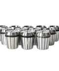ER40 Spring Collet Set 1/8 To 1-1/8 Inch Carbon Steel CNC Workholding Kit, 12-pack collets displayed