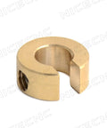 Close-up of a brass wheel spoke weight from the 12 Pack Reusable Brass Wheel Spoke Balance Weights Refills For Motorcycles set.