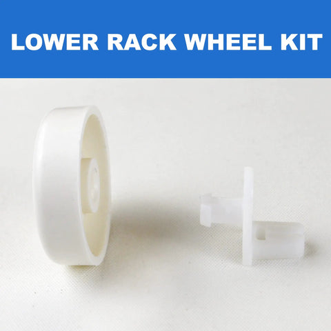 8 Pack Exact Replacement Dishrack Rollers and Studs Lower Rack Wheel Kit for Dishwashers OEM Quality Replacement Parts WD35X21038