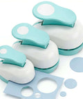 Three Size Circle Hole Punch Set For Scrapbooking And Card Making Includes 1 Inch, Five Eighth Inch, And Three Eighth Inch Circles