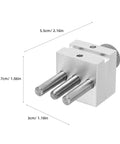 Heavy Duty Precision Mini Bench Vise Clamp For Models, Jewelry And Watches With Adjustable Width Aluminum Alloy handheld tool size 5.5cm x 2.7cm.