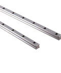 Two Pack HGR20 Linear Guide Rails 1200mm With Four HGH20CA Carriage Blocks For DIY CNC Routers Lathes And Milling Machines