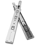 22 Inch Soft Close Drawer Slides With Rear Mounting Brackets, Full Extension Ball Bearing Slides, 2 Pairs Heavy Duty Dresser Drawer Runners