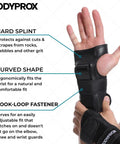 Knee Pads Elbow Pads And Wrist Guards Set For Skateboarding Roller Derby BMX And Inline Skating Large Size with hard splint and hook-loop fastener.
